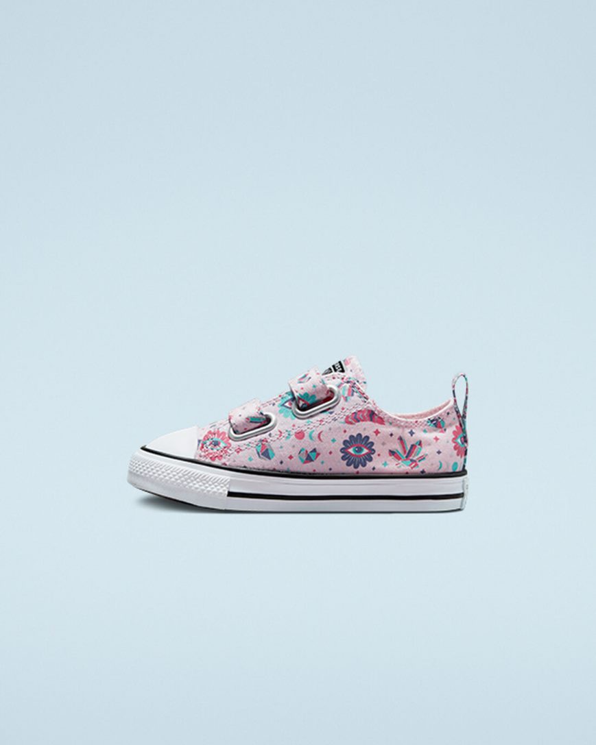 Chlapecké Boty Nízké Converse Chuck Taylor All Star Easy-On Mystic Gems Růžové | CZ S31DL17